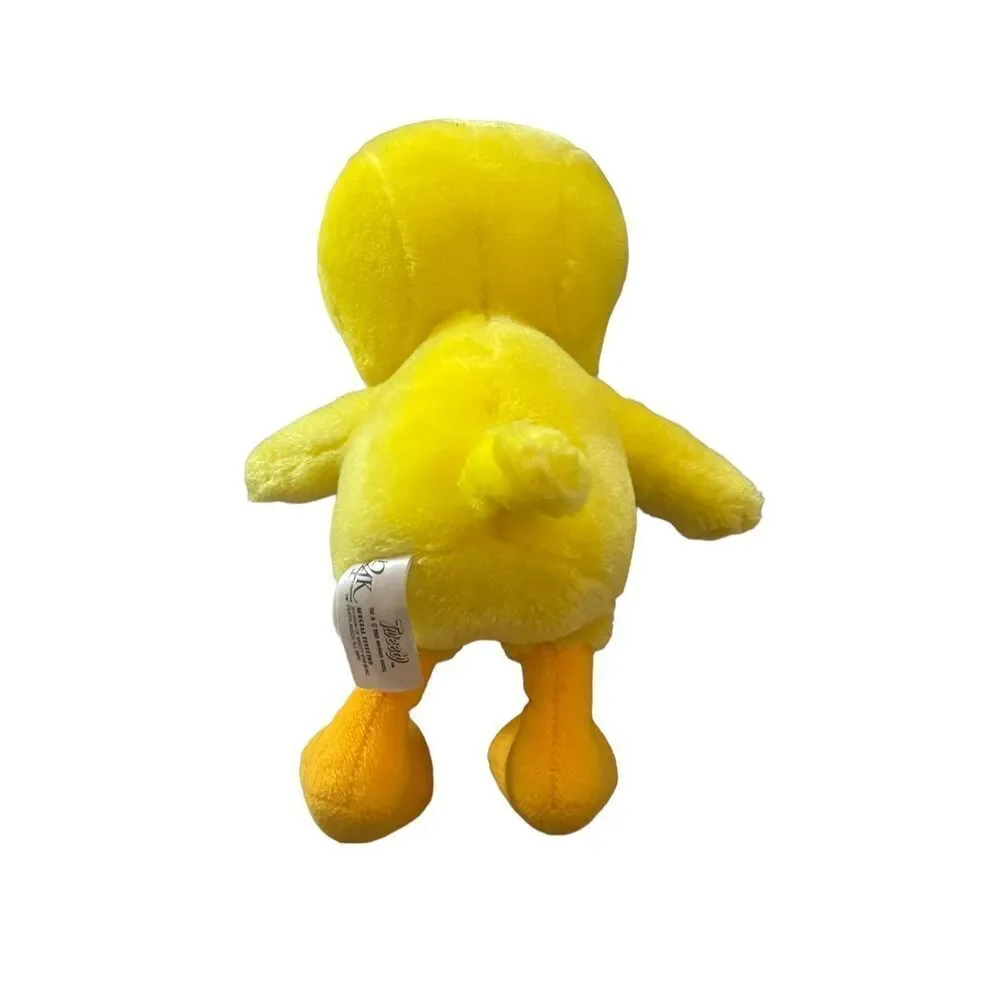Warner Bros Kids Yellow Polyester Fiber Looney Tunes Tweety Bird Plush Toy